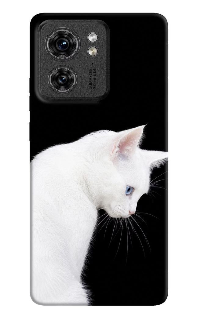 Snow Gaze Moto Edge 40 Hard Case Back Cover by Casekaro