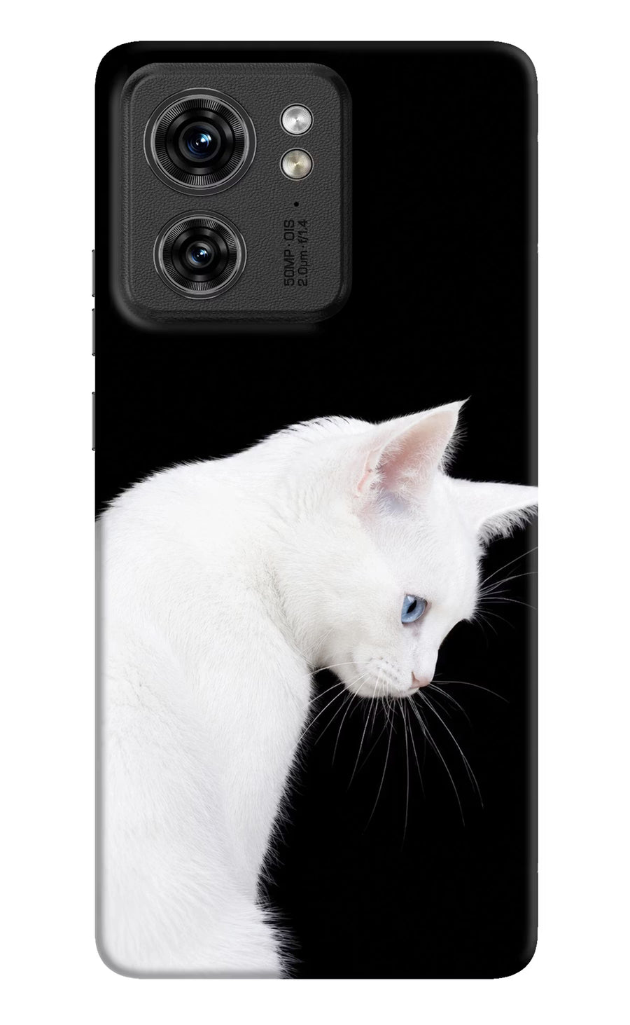 Snow Gaze Moto Edge 40 Back Cover, Hard case