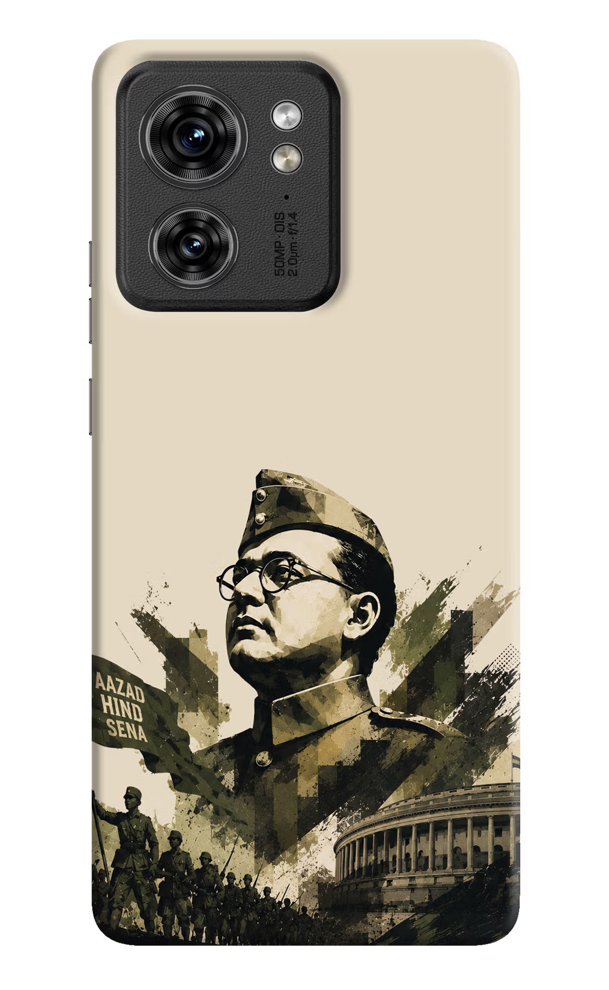 Netaji Rising Moto Edge 40 Back Cover