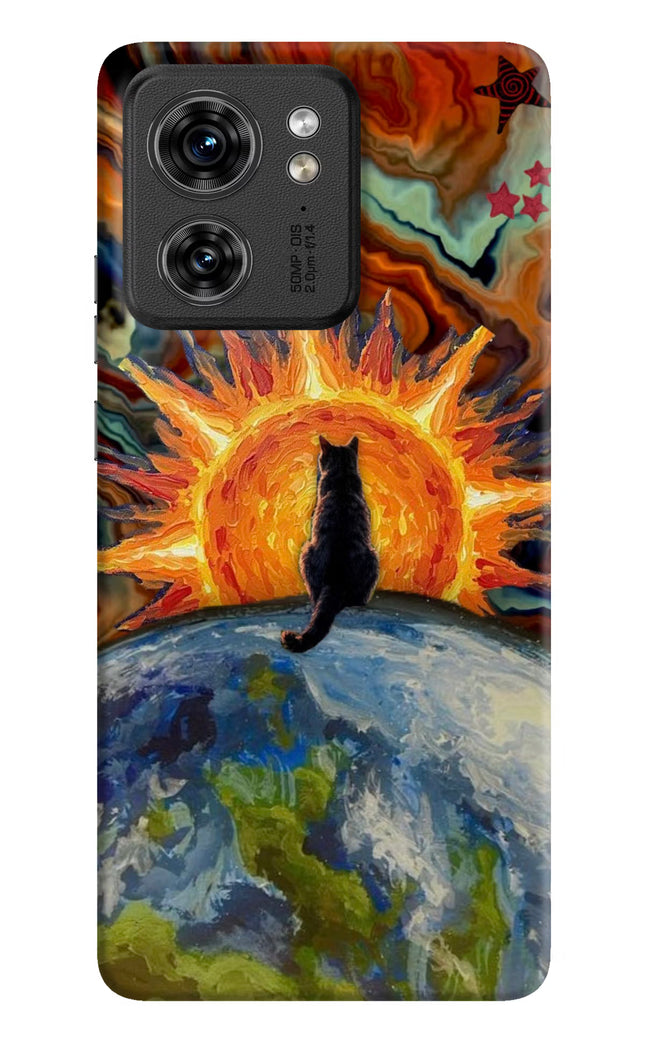 Sunrise Beyond Moto Edge 40 Hard Case Back Cover by Casekaro