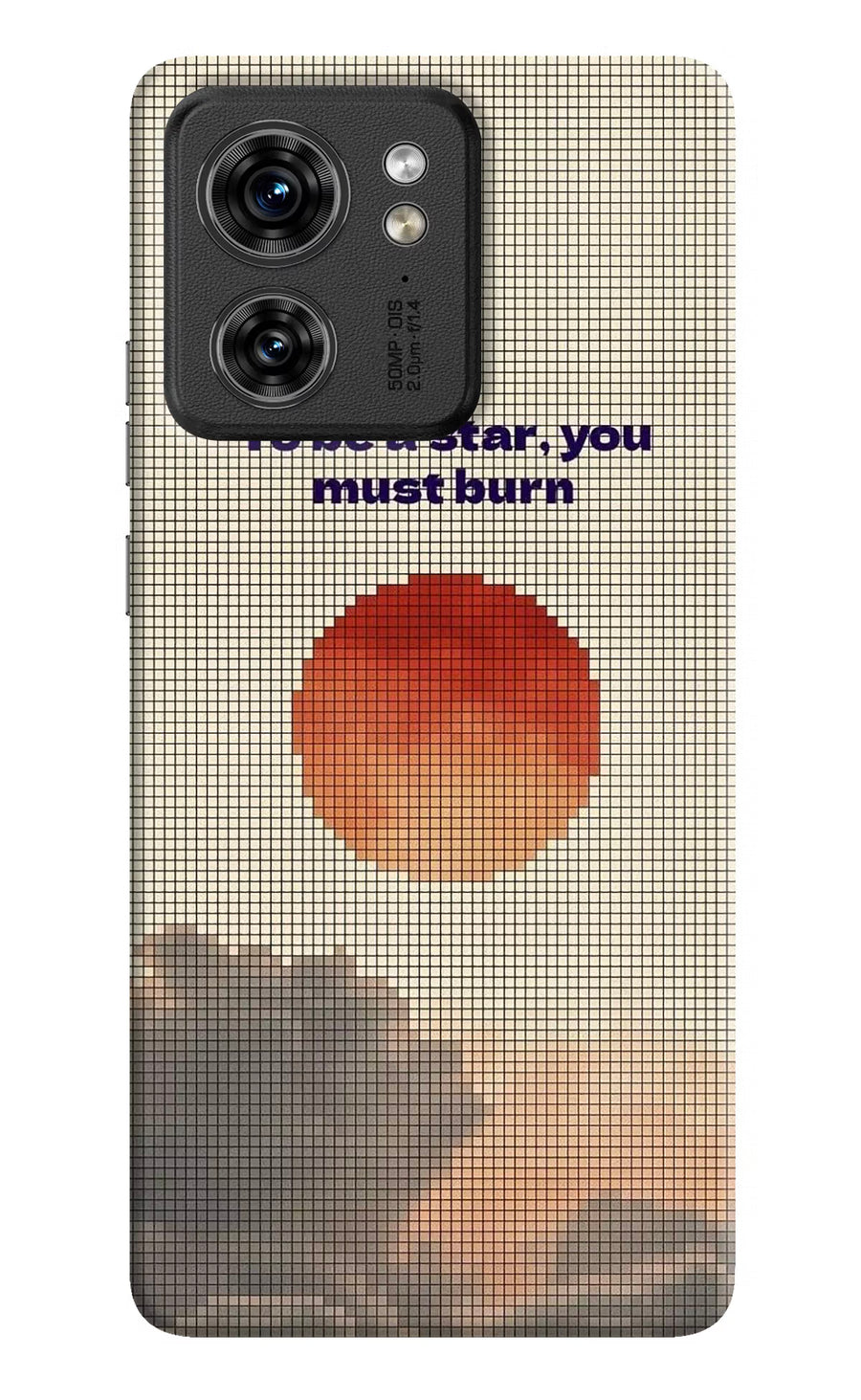 Pixel Sun Moto Edge 40 Back Cover, Hard case