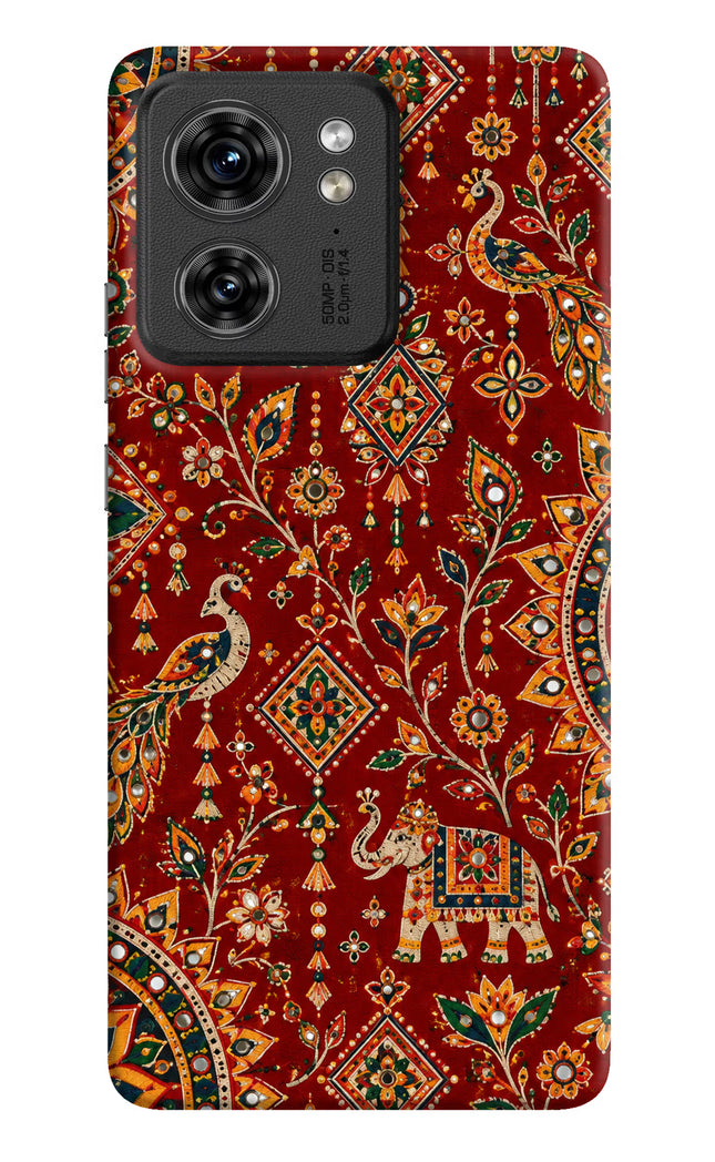 Laal Riwaaz Moto Edge 40 Hard Case Back Cover by Casekaro