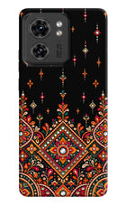 Noir Mehfil Moto Edge 40 Hard Case Back Cover by Casekaro