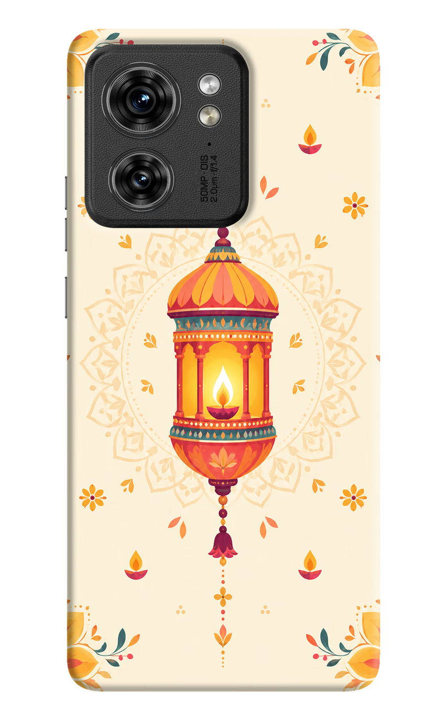 Golden Lantern Moto Edge 40 Back Cover, Hard case