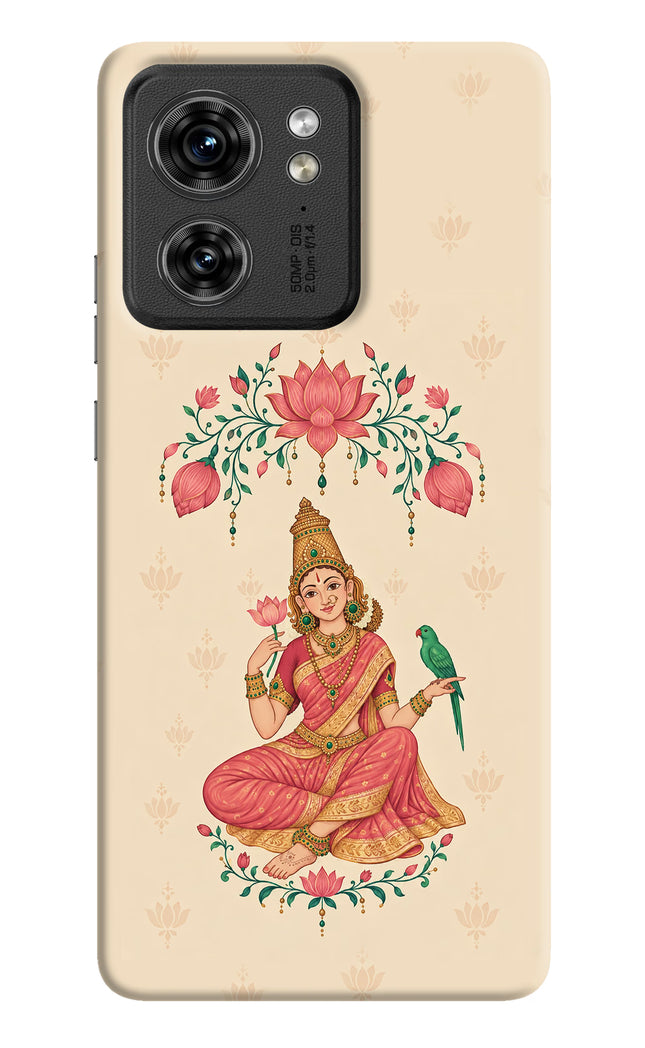 Goddess Lakshmi Moto Edge 40 Back Cover