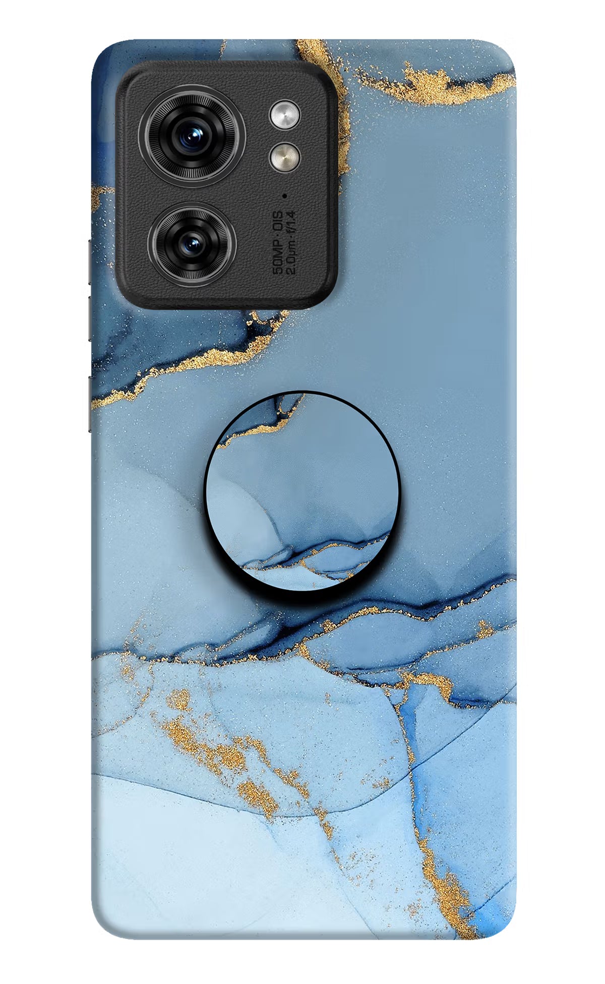 Blue Marble Moto Edge 40 Pop Case by Casekaro