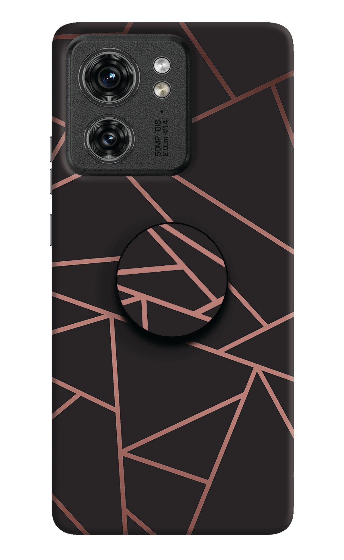 Geometric Pattern Moto Edge 40 Pop Case