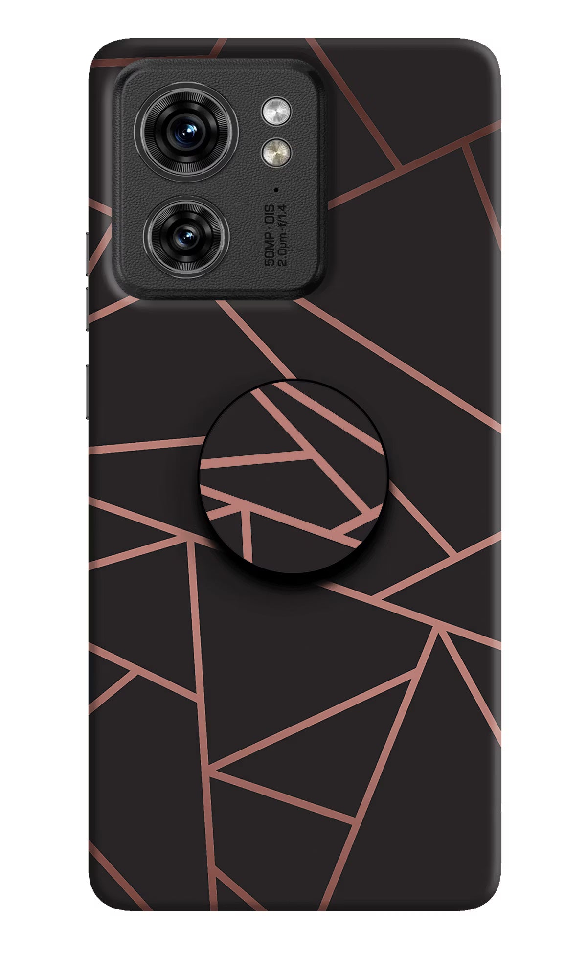 Geometric Pattern Moto Edge 40 Pop Case by Casekaro
