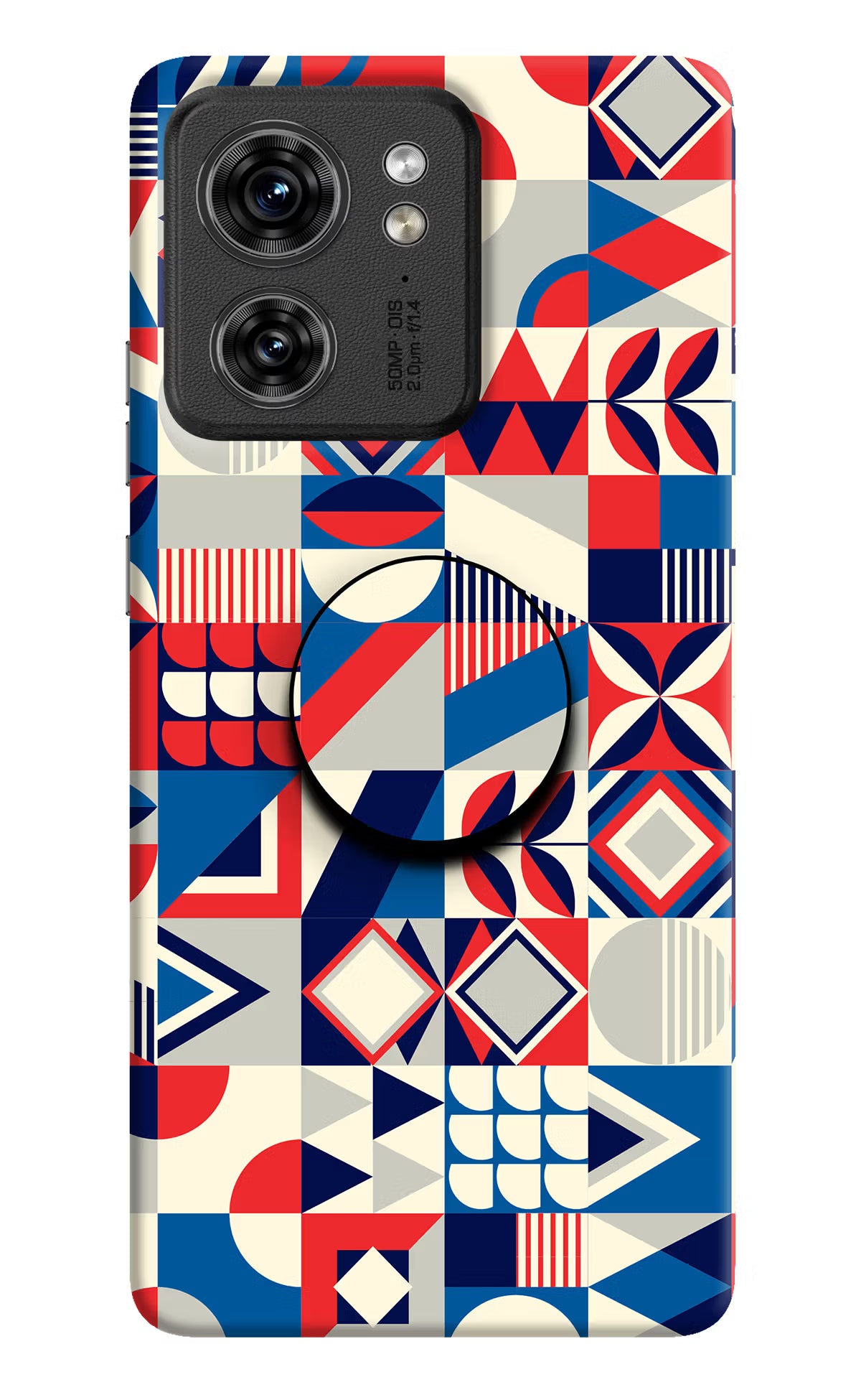 Colorful Pattern Moto Edge 40 Pop Case by Casekaro