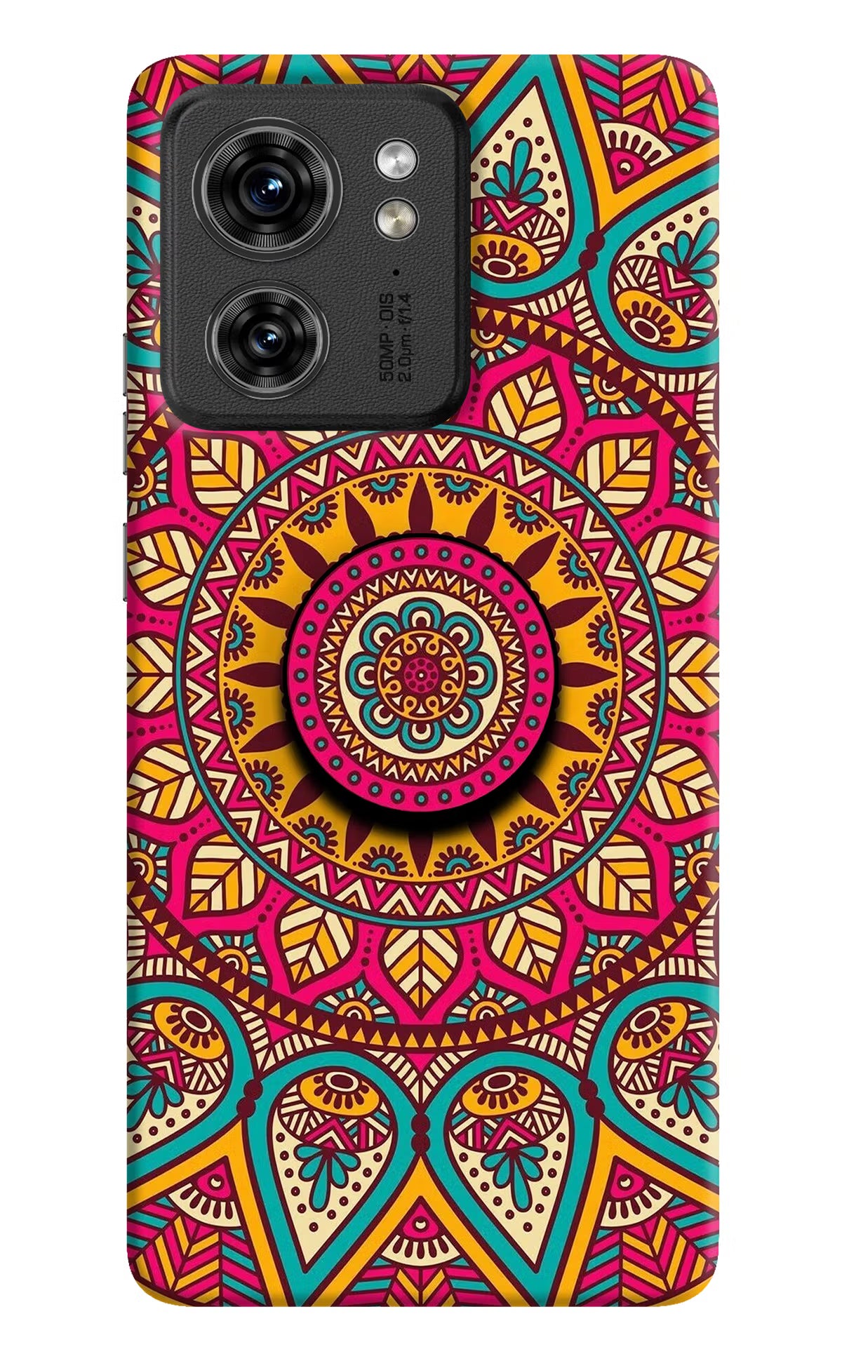 Mandala Moto Edge 40 Pop Case by Casekaro