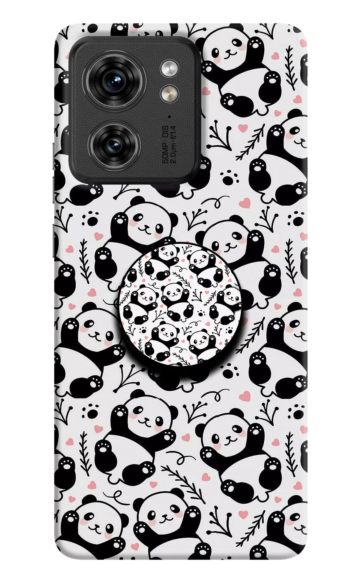 Cute Panda Moto Edge 40 Pop Case