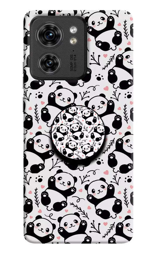 Cute Panda Moto Edge 40 Pop Case by Casekaro