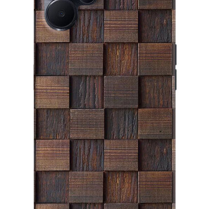Wooden Cube Design Realme 9i 5G Hard Case Back Cover by Casekaro