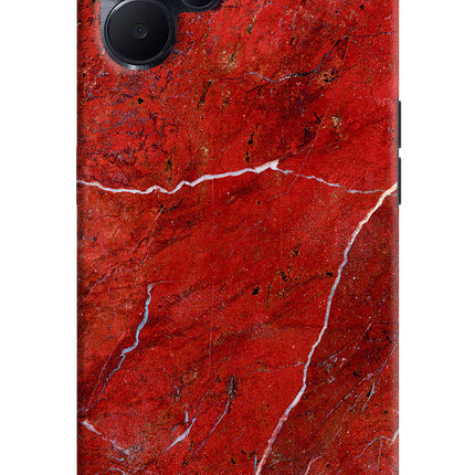 Red Marble Design Realme 9i 5G Hard Case Back Cover by Casekaro