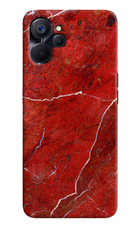 Red Marble Design Realme 9i 5G Hard Case Back Cover by Casekaro