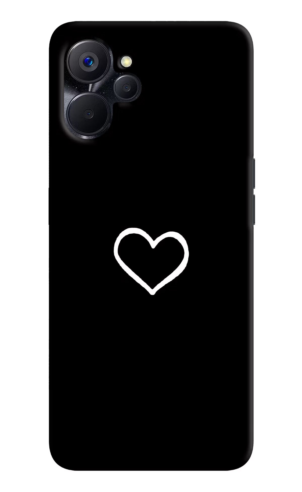 Heart Realme 9i 5G Hard Case Back Cover by Casekaro