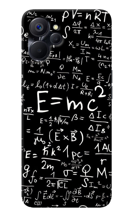 Physics Albert Einstein Formula Realme 9i 5G Back Cover