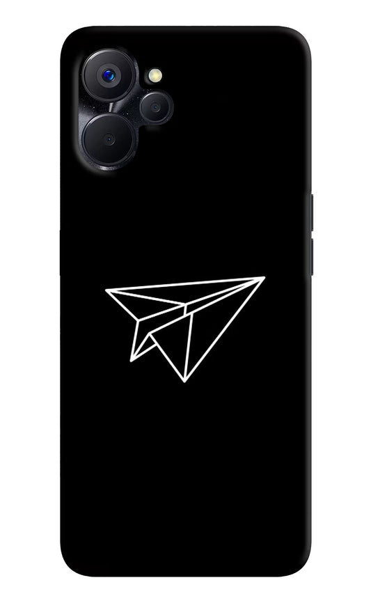 Paper Plane White Realme 9i 5G Hard Case Back Cover by Casekaro
