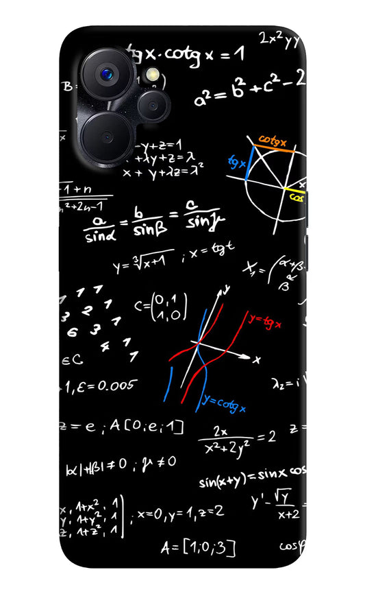 Mathematics Formula Realme 9i 5G Hard Case Back Cover by Casekaro