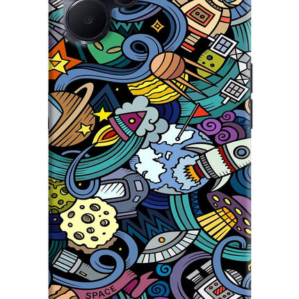 Space Abstract Realme 9i 5G Hard Case Back Cover by Casekaro