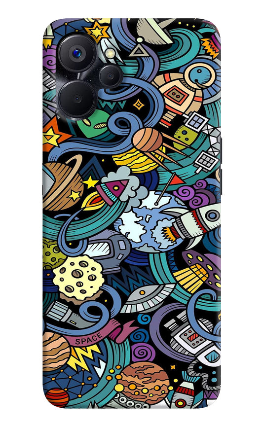 Space Abstract Realme 9i 5G Hard Case Back Cover by Casekaro