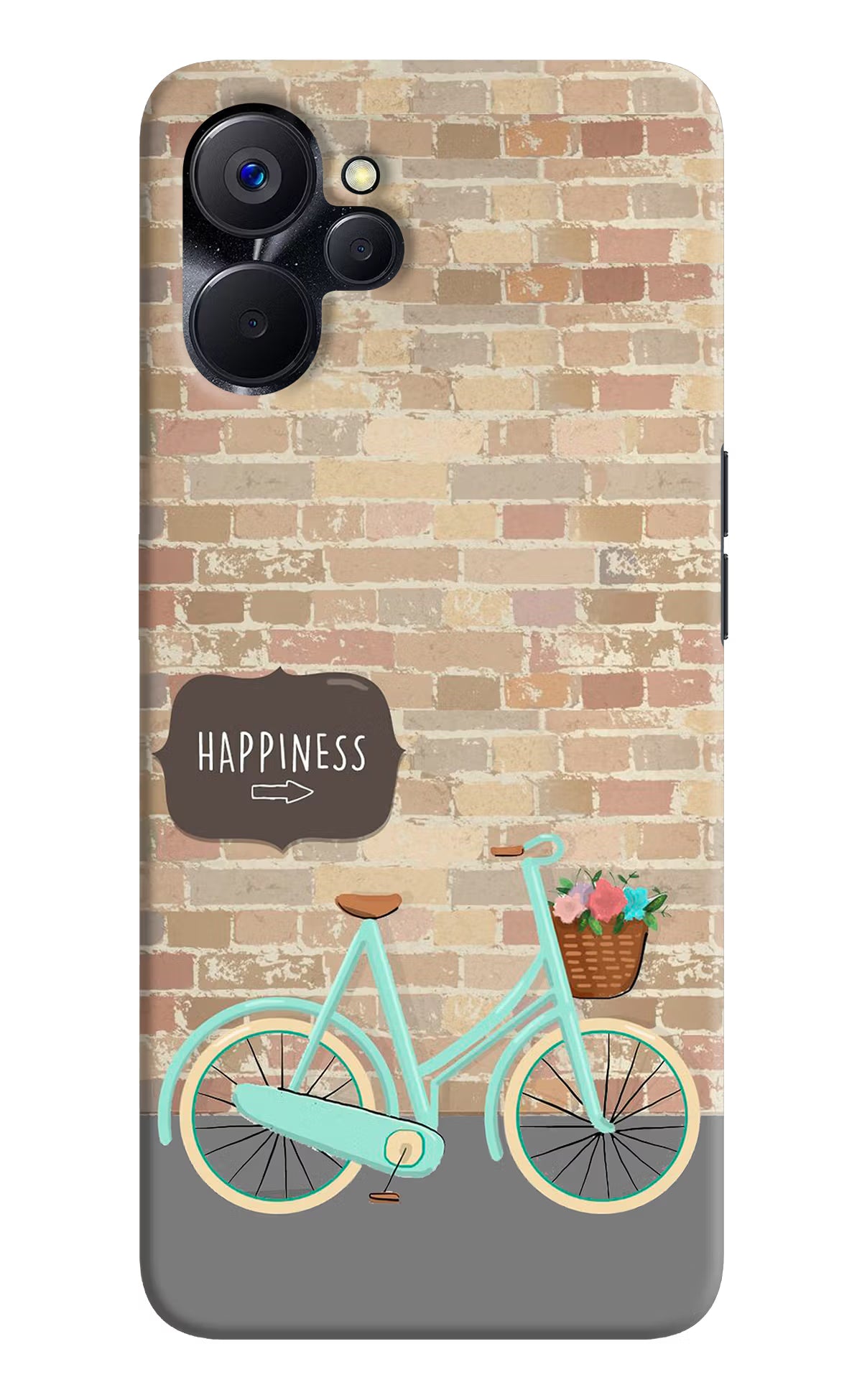 Happiness Artwork Realme 9i 5G Hard Case Back Cover by Casekaro