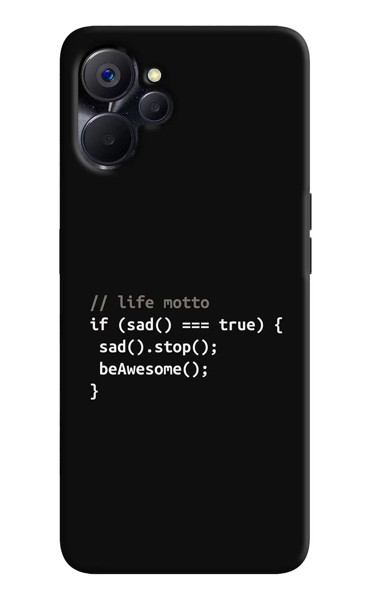 Life Motto Code Realme 9i 5G Hard Case Back Cover by Casekaro