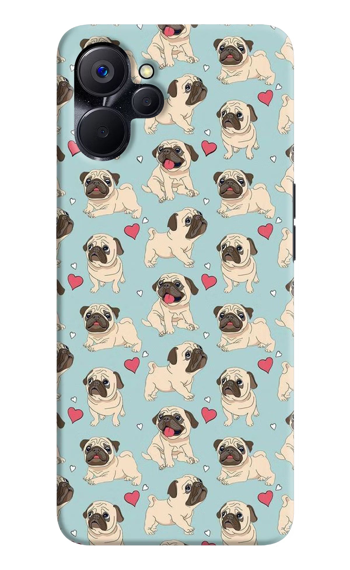 Pug Dog Realme 9i 5G Hard Case Back Cover by Casekaro