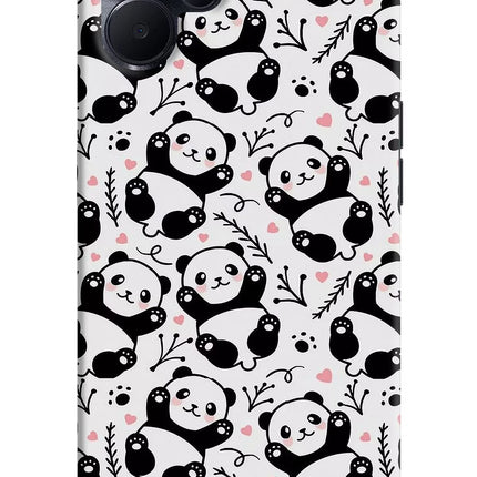 Cute Panda Realme 9i 5G Hard Case Back Cover by Casekaro