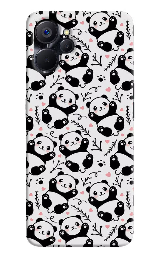 Cute Panda Realme 9i 5G Hard Case Back Cover by Casekaro