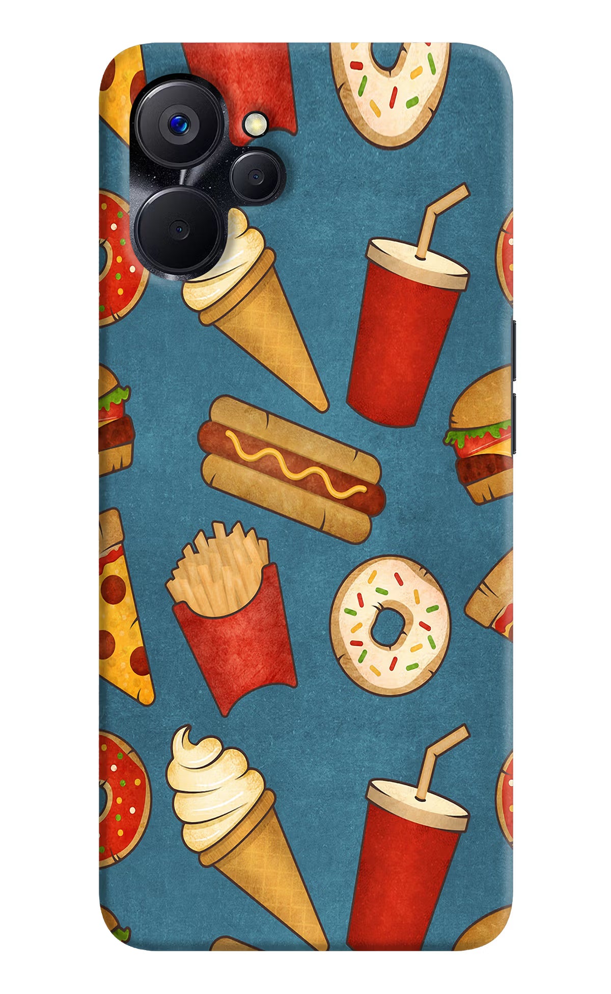 Foodie Realme 9i 5G Hard Case Back Cover by Casekaro