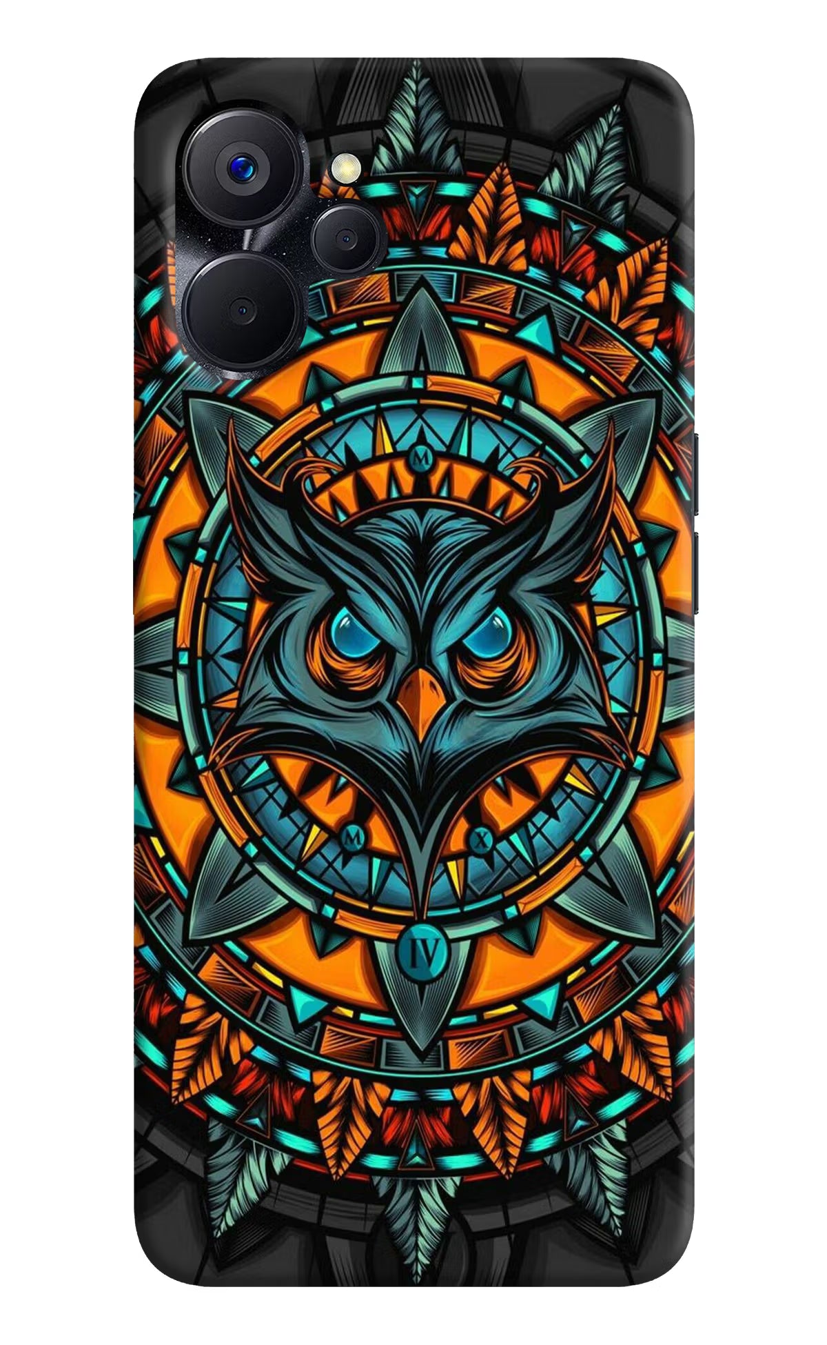 Angry Owl Art Realme 9i 5G Hard Case Back Cover by Casekaro
