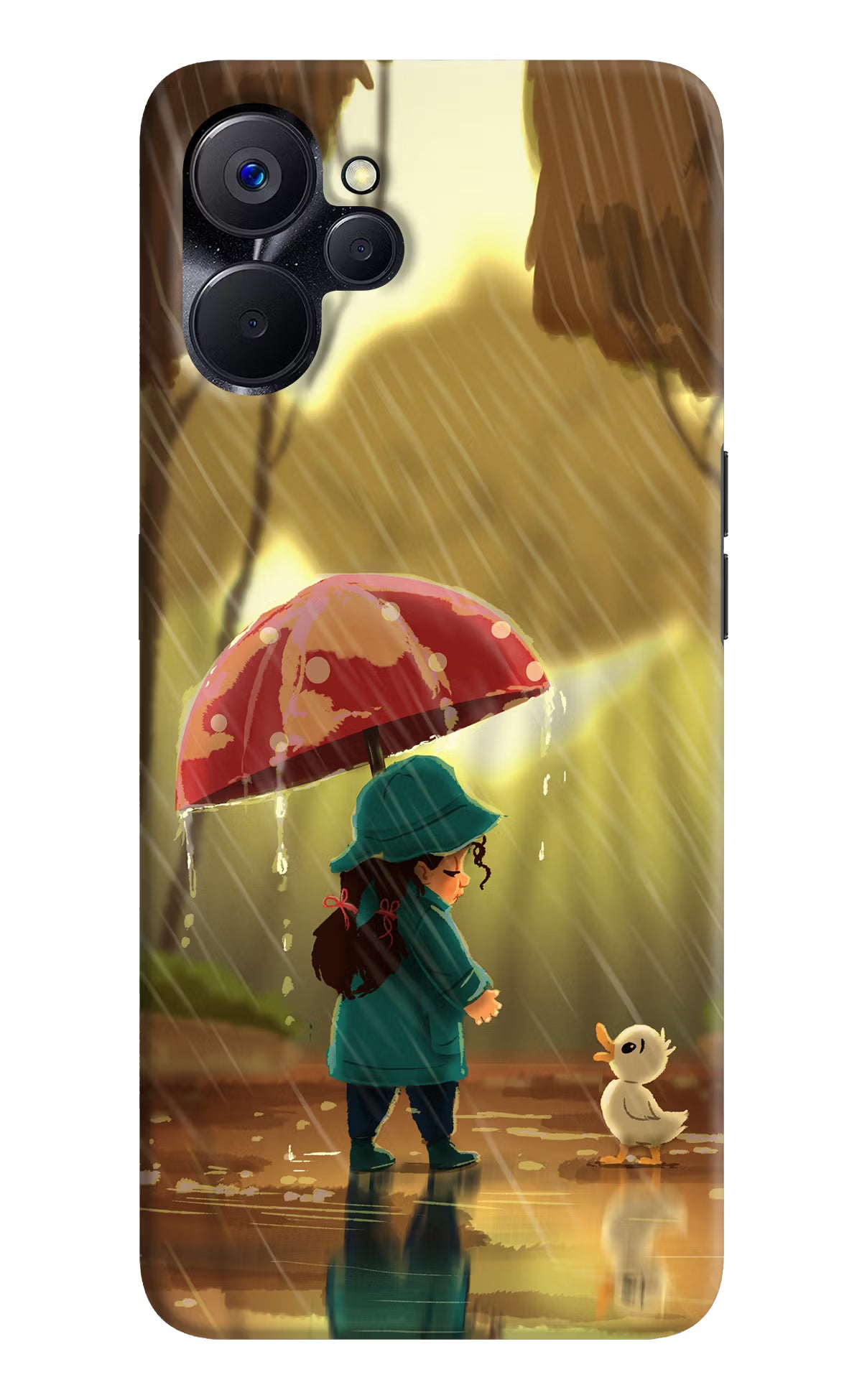 Rainy Day Realme 9i 5G Hard Case Back Cover by Casekaro