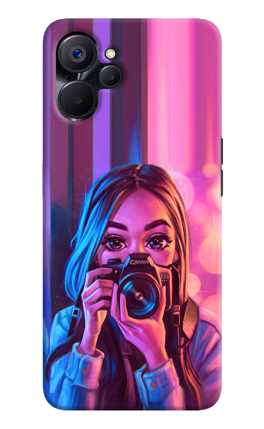 Girl Photographer Realme 9i 5G Hard Case Back Cover by Casekaro