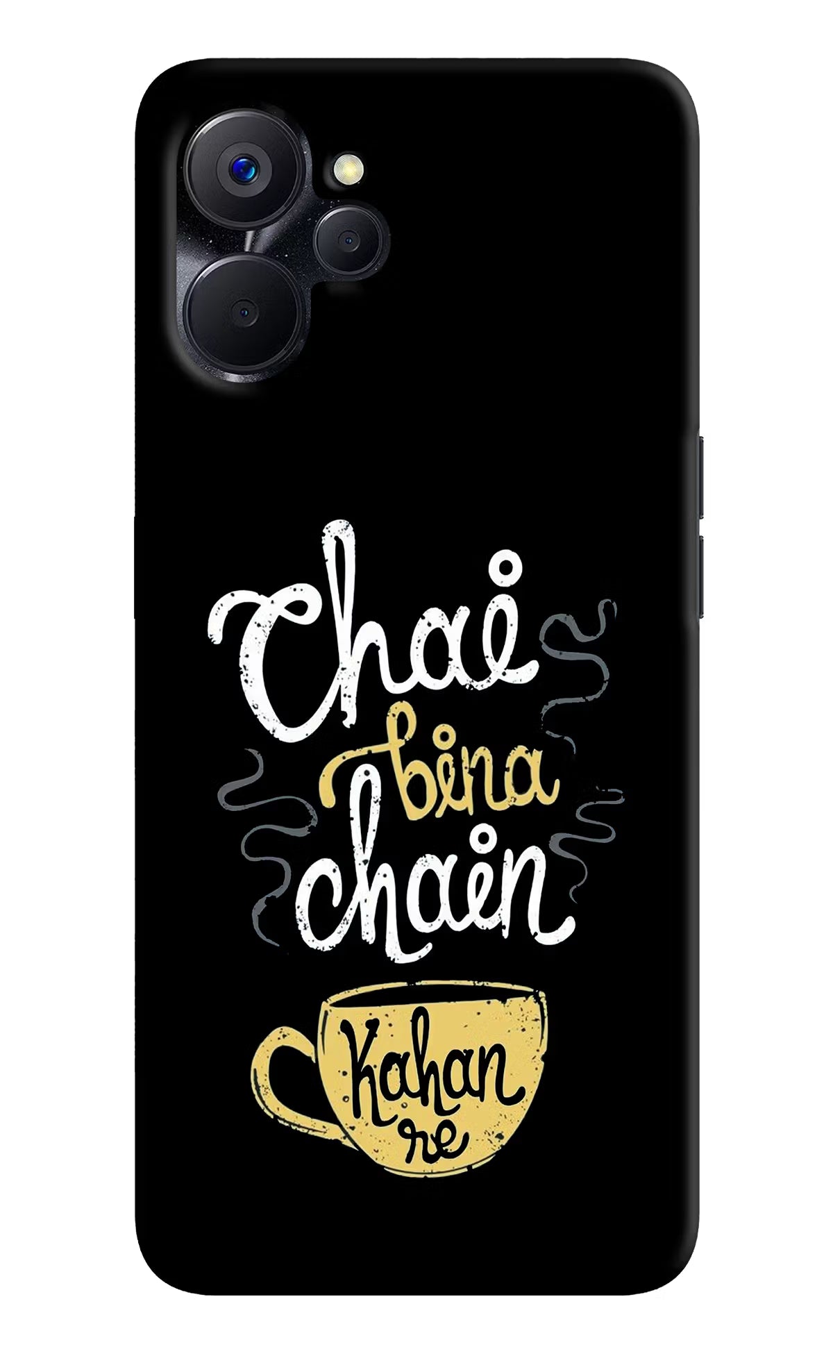Chai Bina Chain Kaha Re Realme 9i 5G Hard Case Back Cover by Casekaro