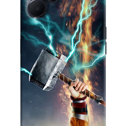 Thor Hammer Mjolnir Realme 9i 5G Hard Case Back Cover by Casekaro