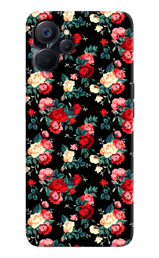 Rose Pattern Realme 9i 5G Hard Case Back Cover by Casekaro