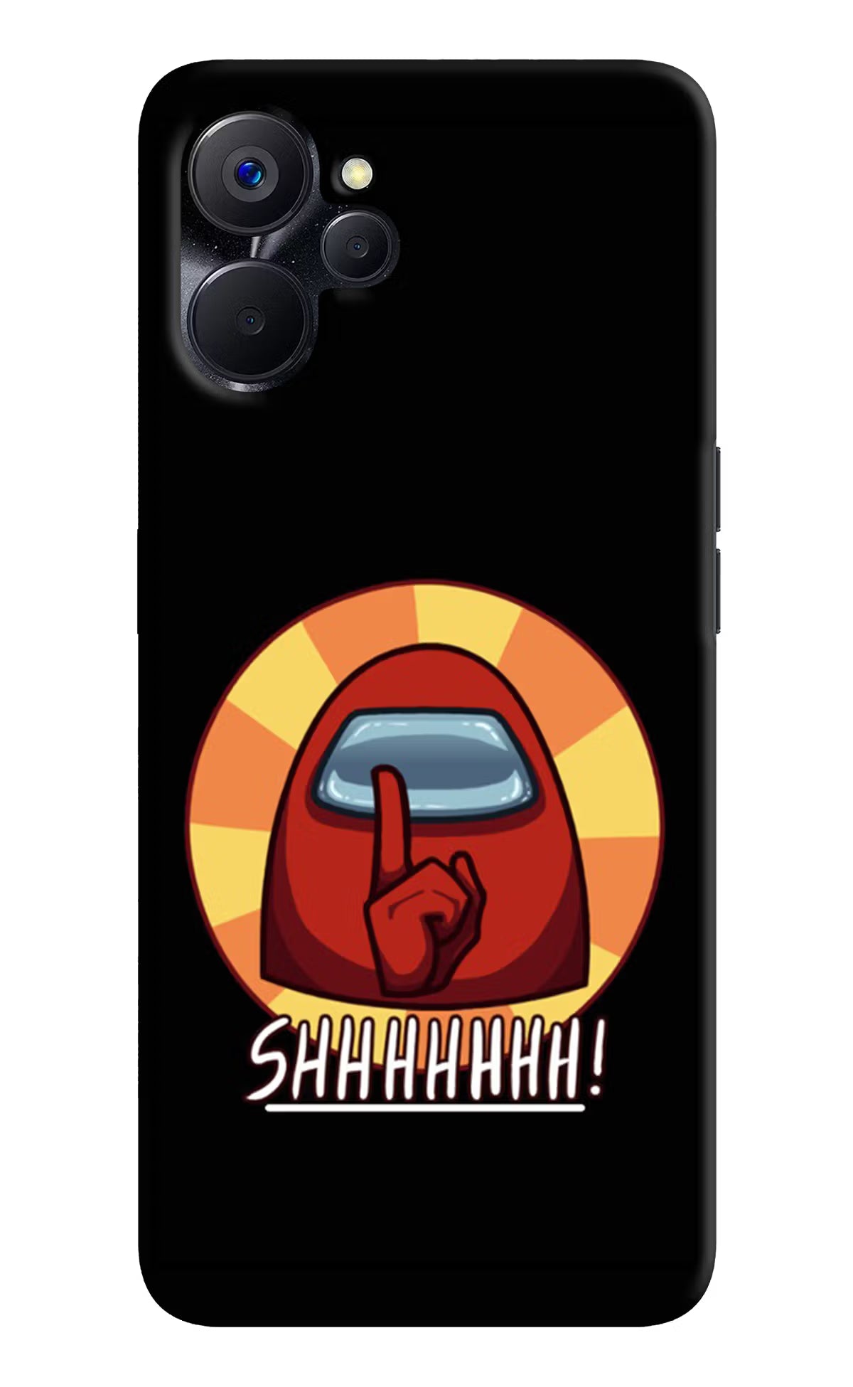 Among Us Shhh! Realme 9i 5G Hard Case Back Cover by Casekaro