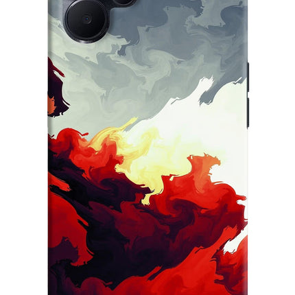 Fire Cloud Realme 9i 5G Hard Case Back Cover by Casekaro