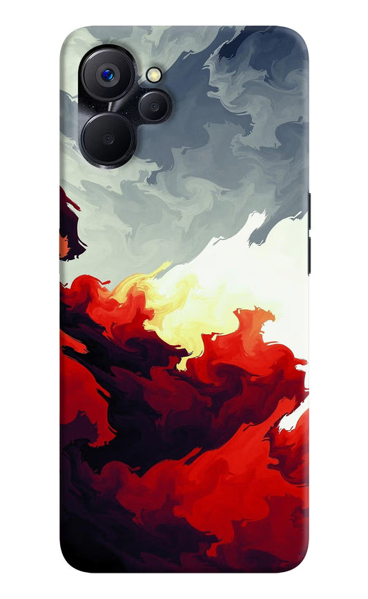 Fire Cloud Realme 9i 5G Hard Case Back Cover by Casekaro