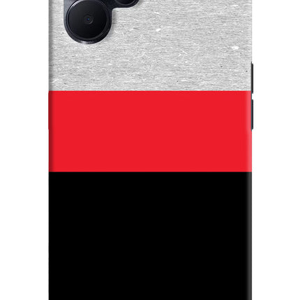 Tri Color Pattern Realme 9i 5G Hard Case Back Cover by Casekaro