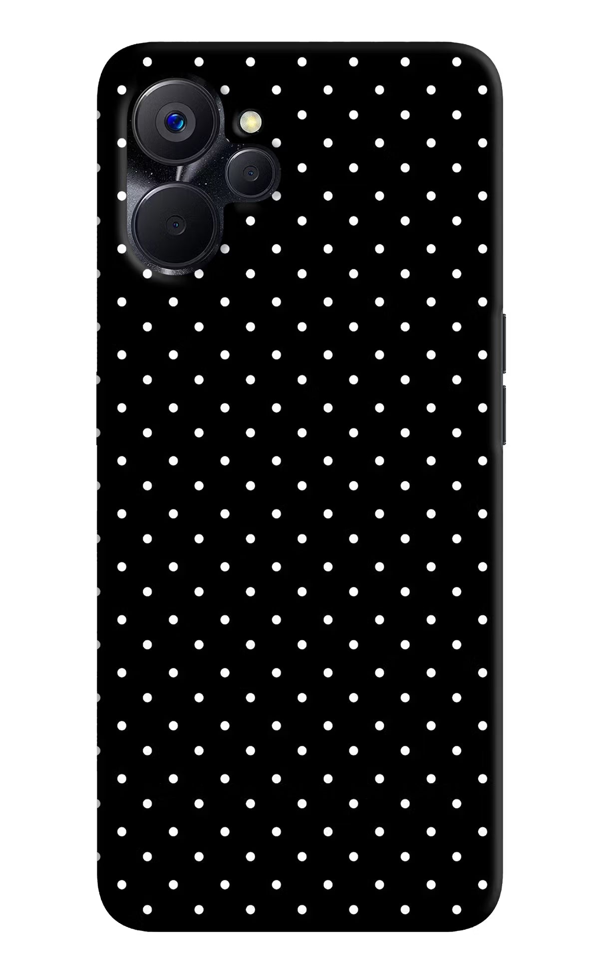 White Dots Realme 9i 5G Hard Case Back Cover by Casekaro
