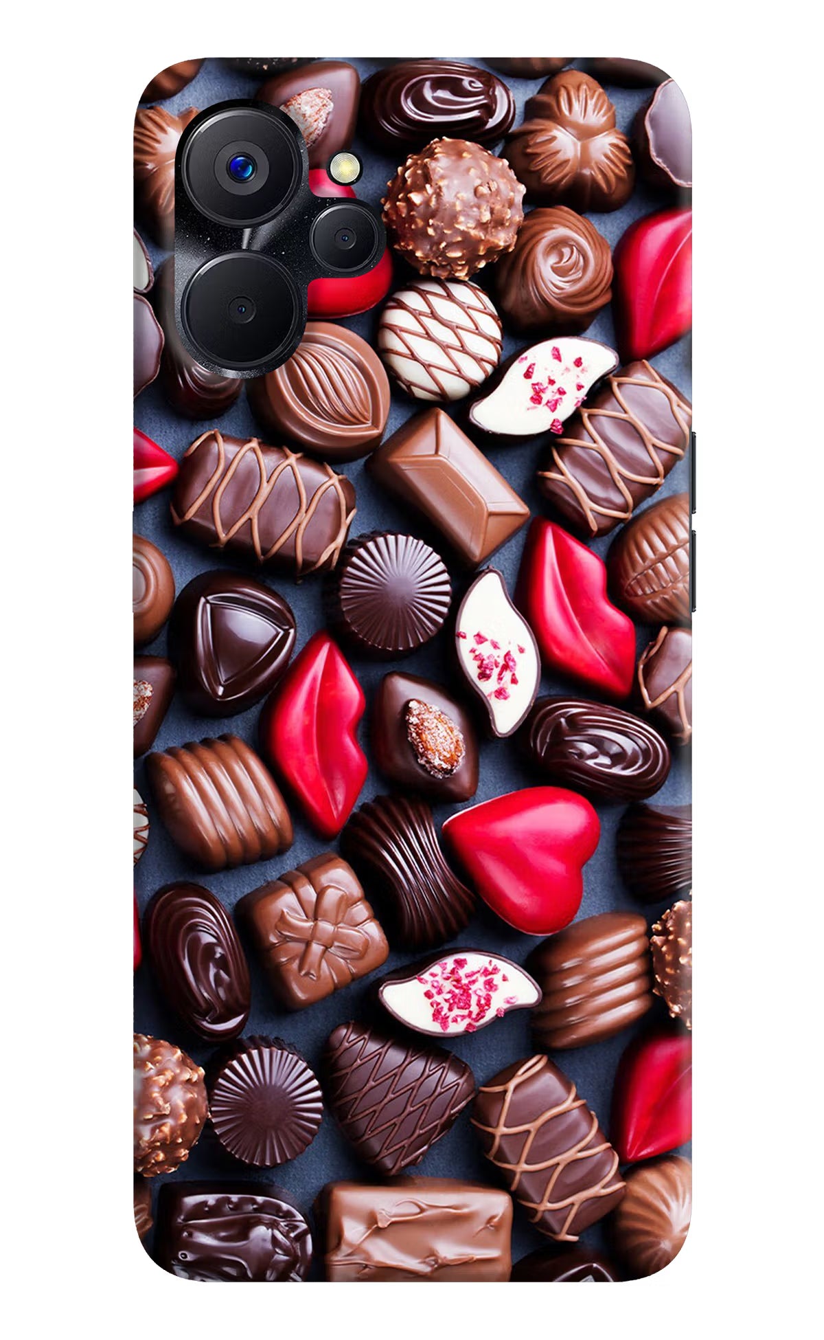 Chocolates Realme 9i 5G Hard Case Back Cover by Casekaro