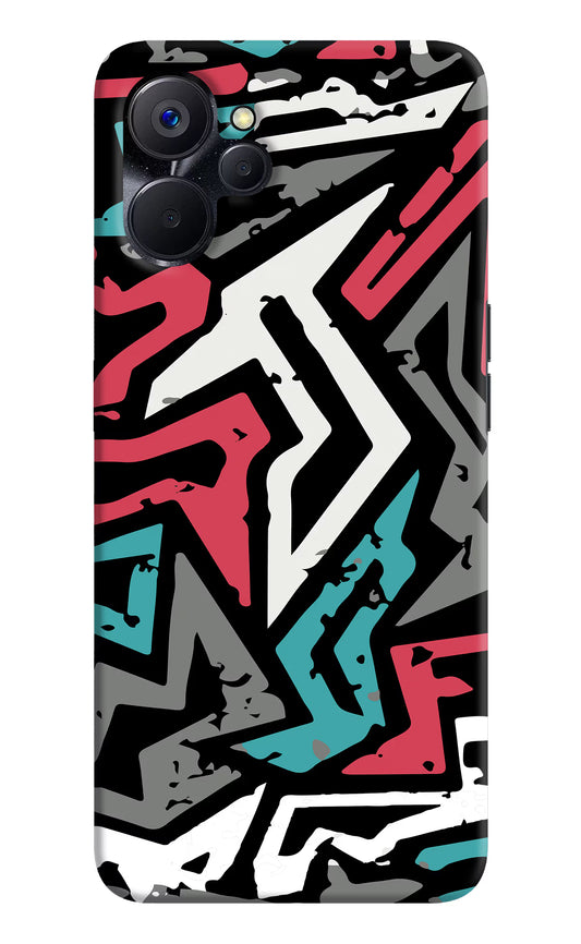 Geometric Graffiti Realme 9i 5G Hard Case Back Cover by Casekaro
