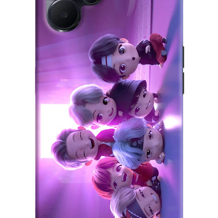 BTS Chibi Realme 9i 5G Hard Case Back Cover by Casekaro