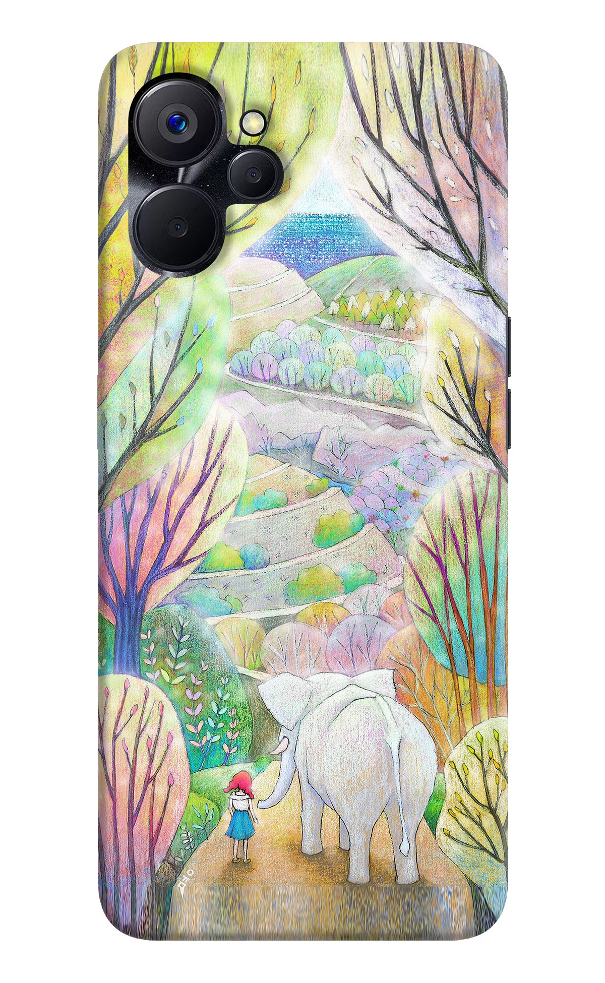 Nature Painting Realme 9i 5G Hard Case Back Cover by Casekaro