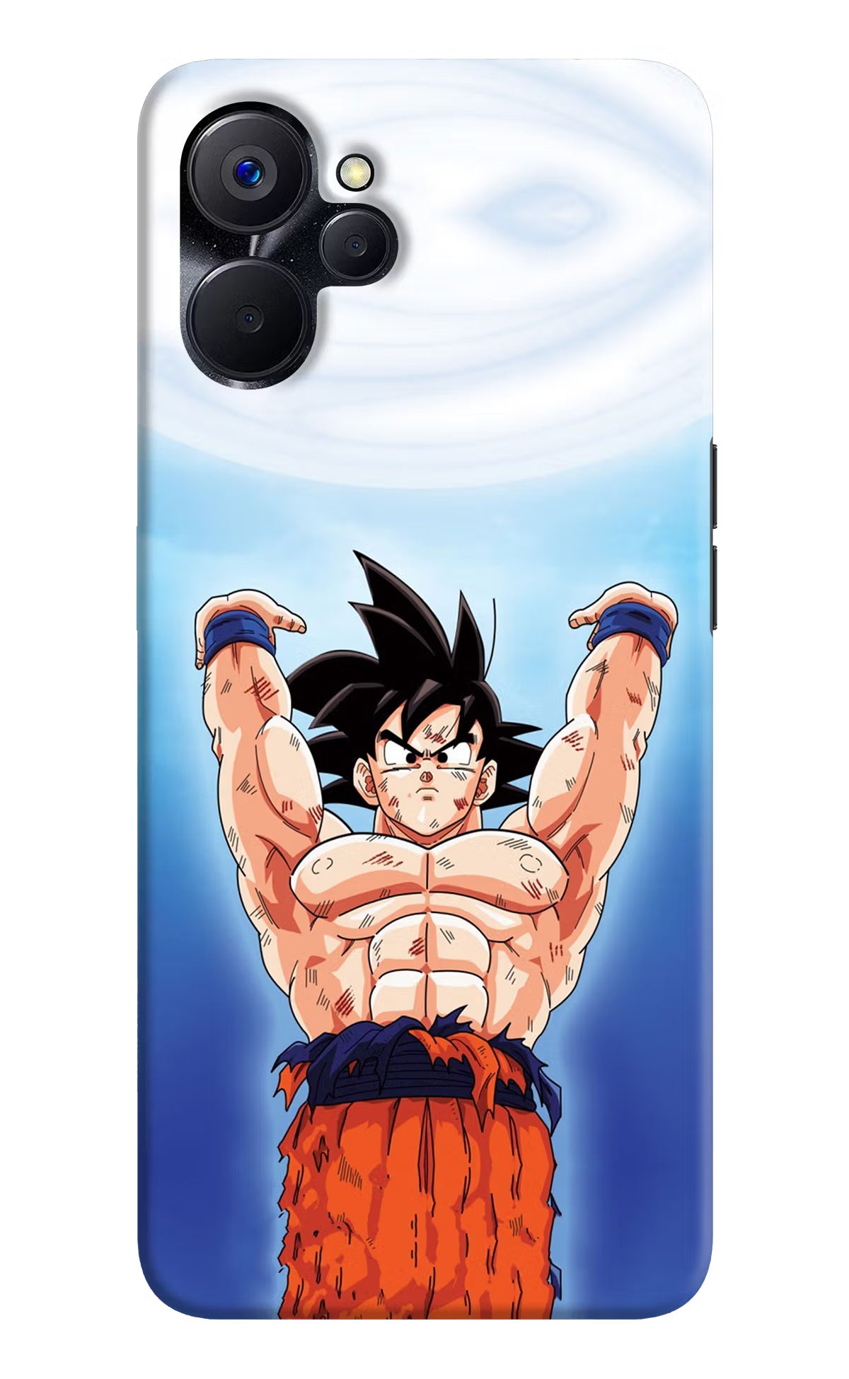 Goku Power Realme 9i 5G Hard Case Back Cover by Casekaro