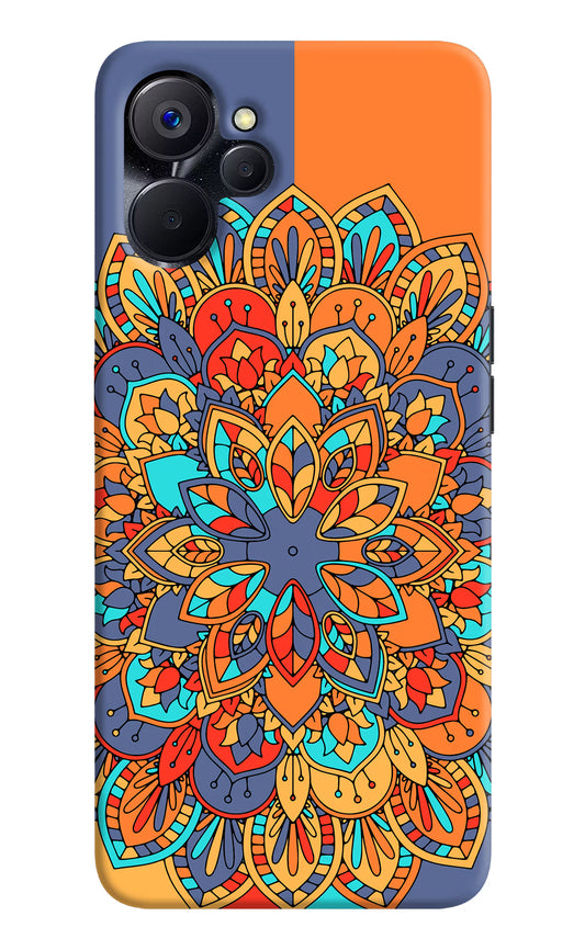 Color Mandala Realme 9i 5G Hard Case Back Cover by Casekaro