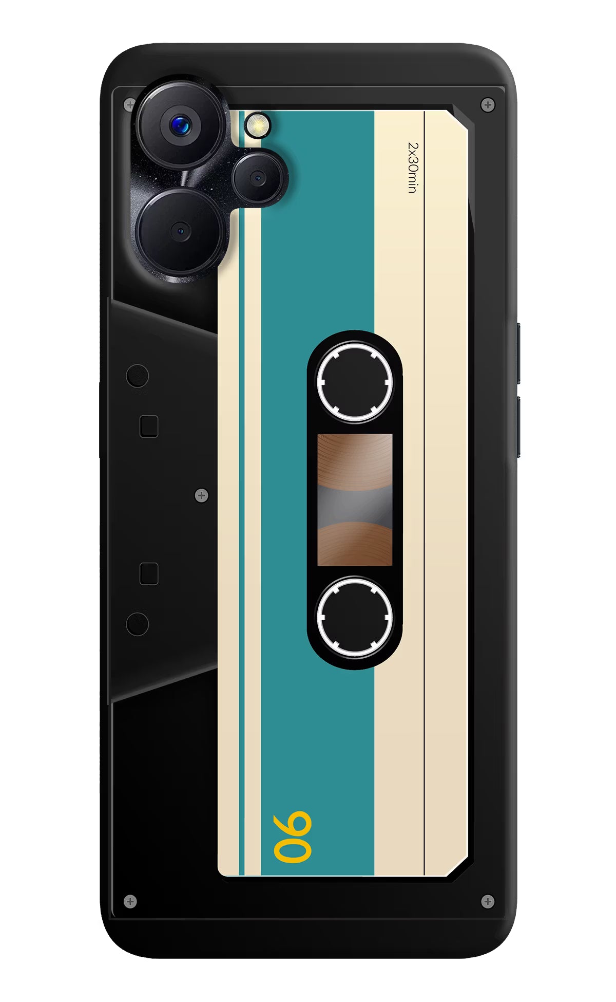 Cassette Realme 9i 5G Hard Case Back Cover by Casekaro
