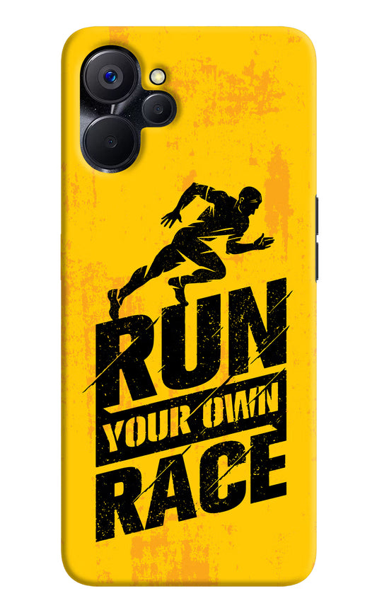 Run Your Own Race Realme 9i 5G Hard Case Back Cover by Casekaro